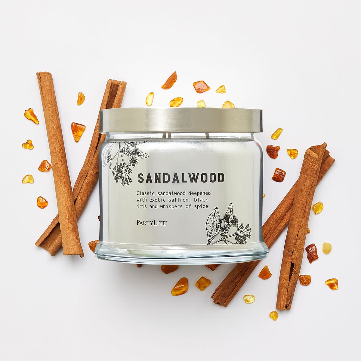Sandalwood 3-Wick Scented Jar Candle