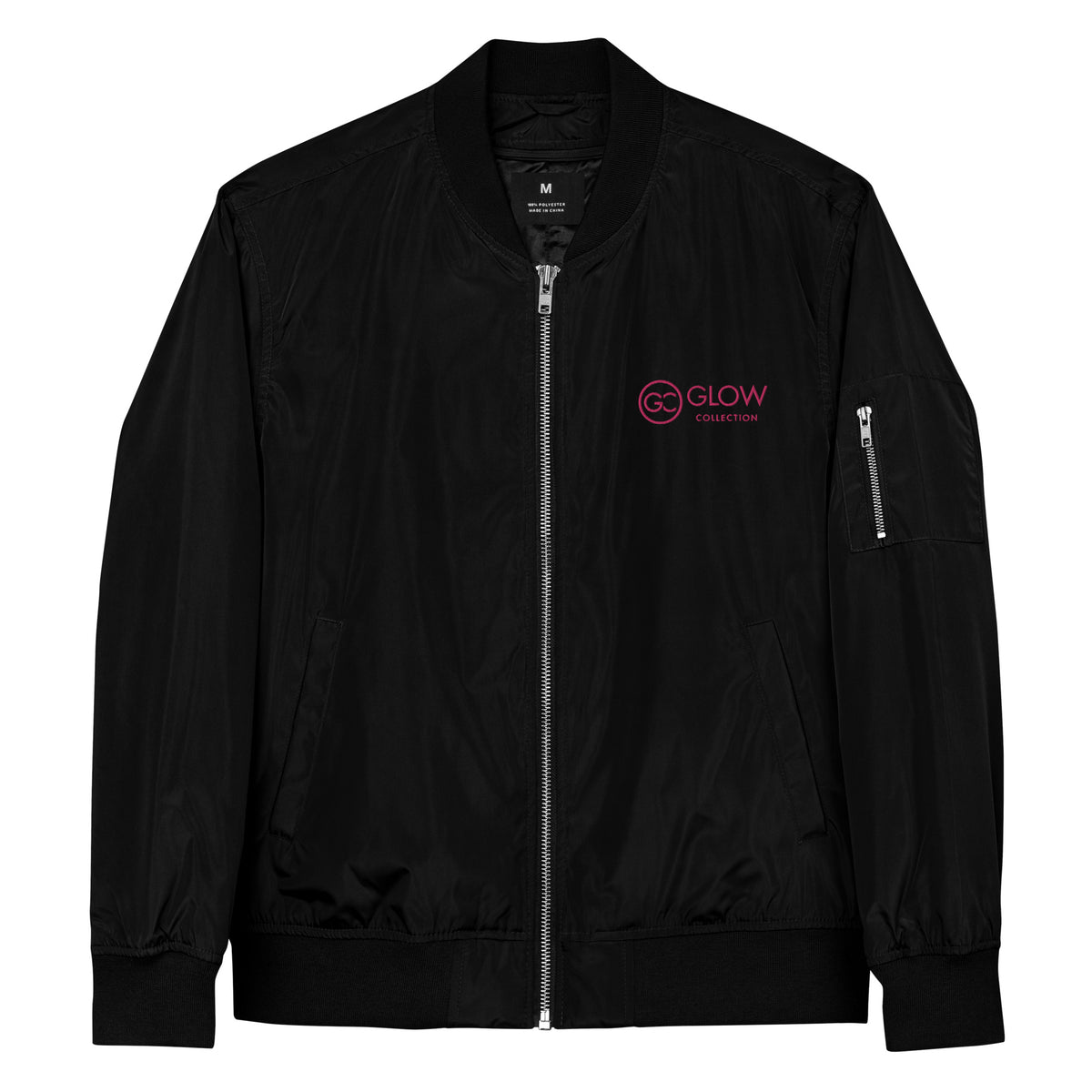 Glow Collection Premium recycled bomber jacket