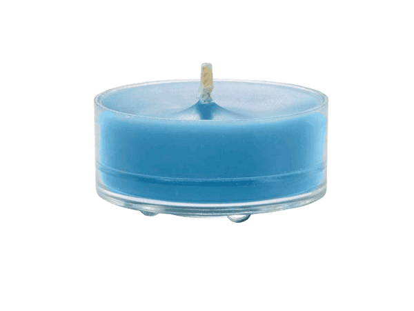 Blue light deals candle