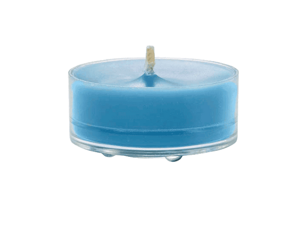 Blue light hot sale candle