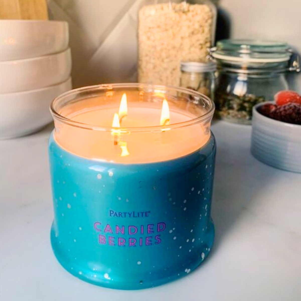 Candied Berries 3-Wick Scented Jar Candle