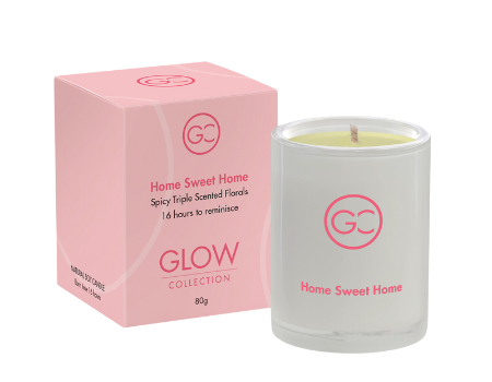 Home Sweet Home - Gardenia Scented Mini Jar Soy Candle 16hr Burn