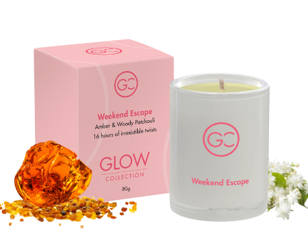 Weekend Escape - Amber Scented Mini Jar Soy Candle 16hr Burn