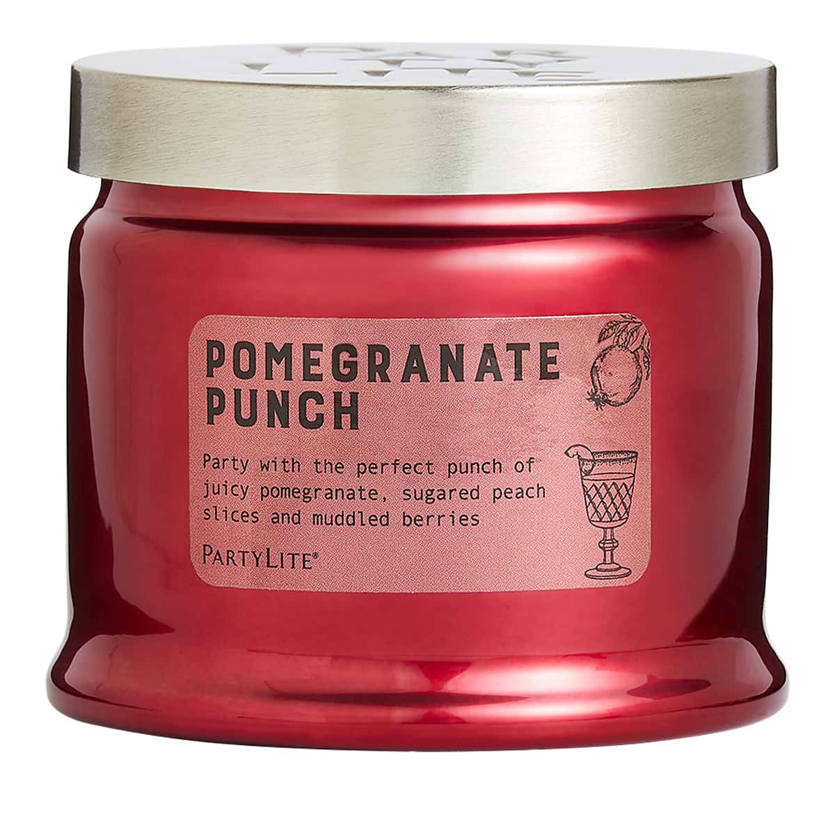Pomegranate Punch 3-Wick Jar Candle