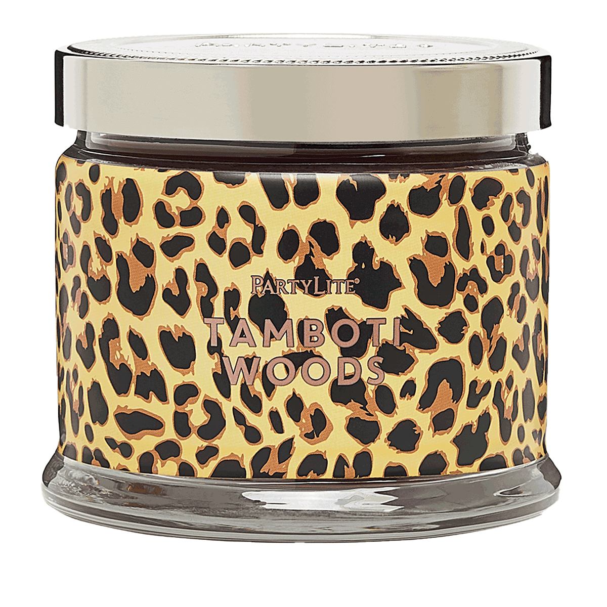 Tamboti Woods Leopard Print 3-Wick Jar Candle