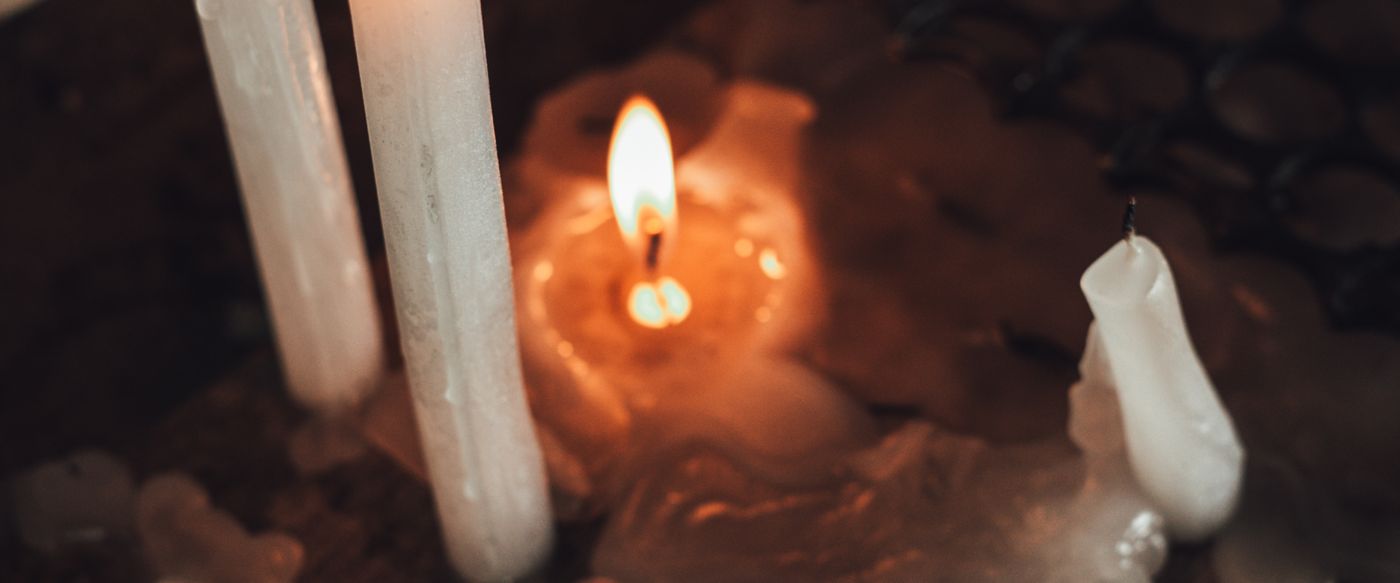 Warm glowing melted wax, a reminder of how fragrance wax melts soften and fade