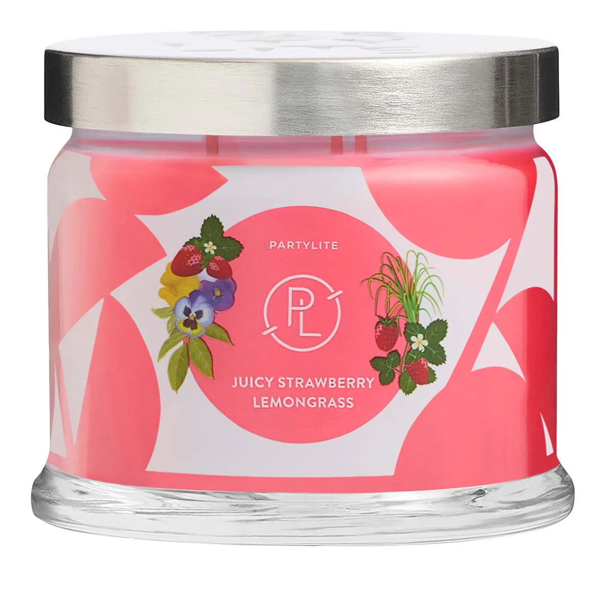 Juicy Strawberry Lemongrass 3-Wick Jar Candle