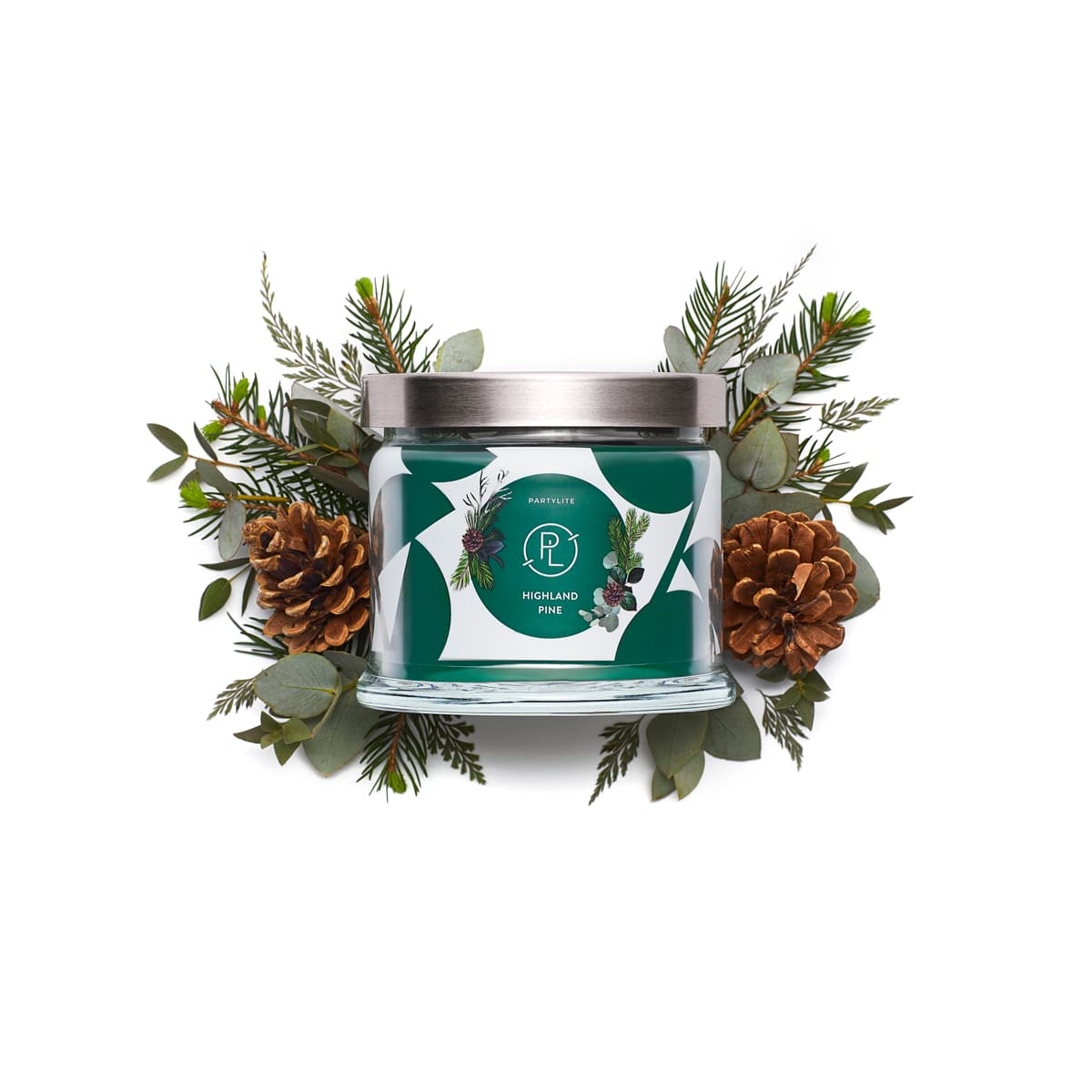 Highland Pine 3-Wick Jar Candle