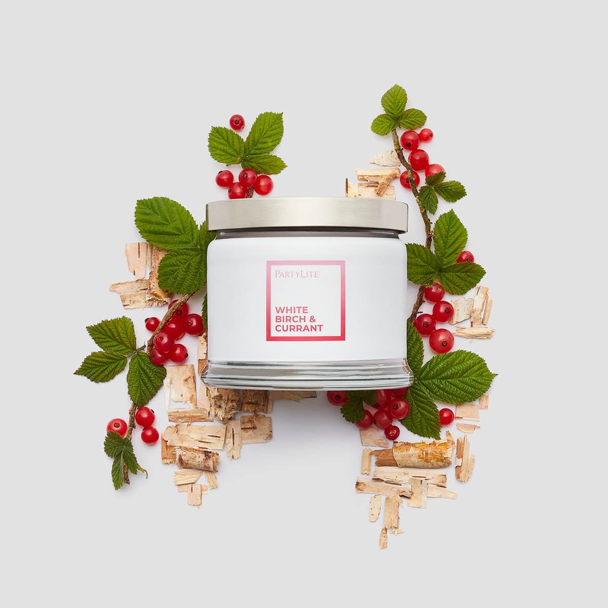 White Birch &amp; Currant 3-Wick Jar Candle