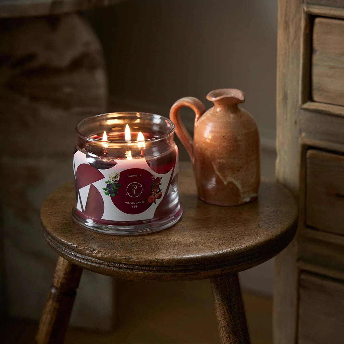 Woodland Fig 3-Wick Jar Candle