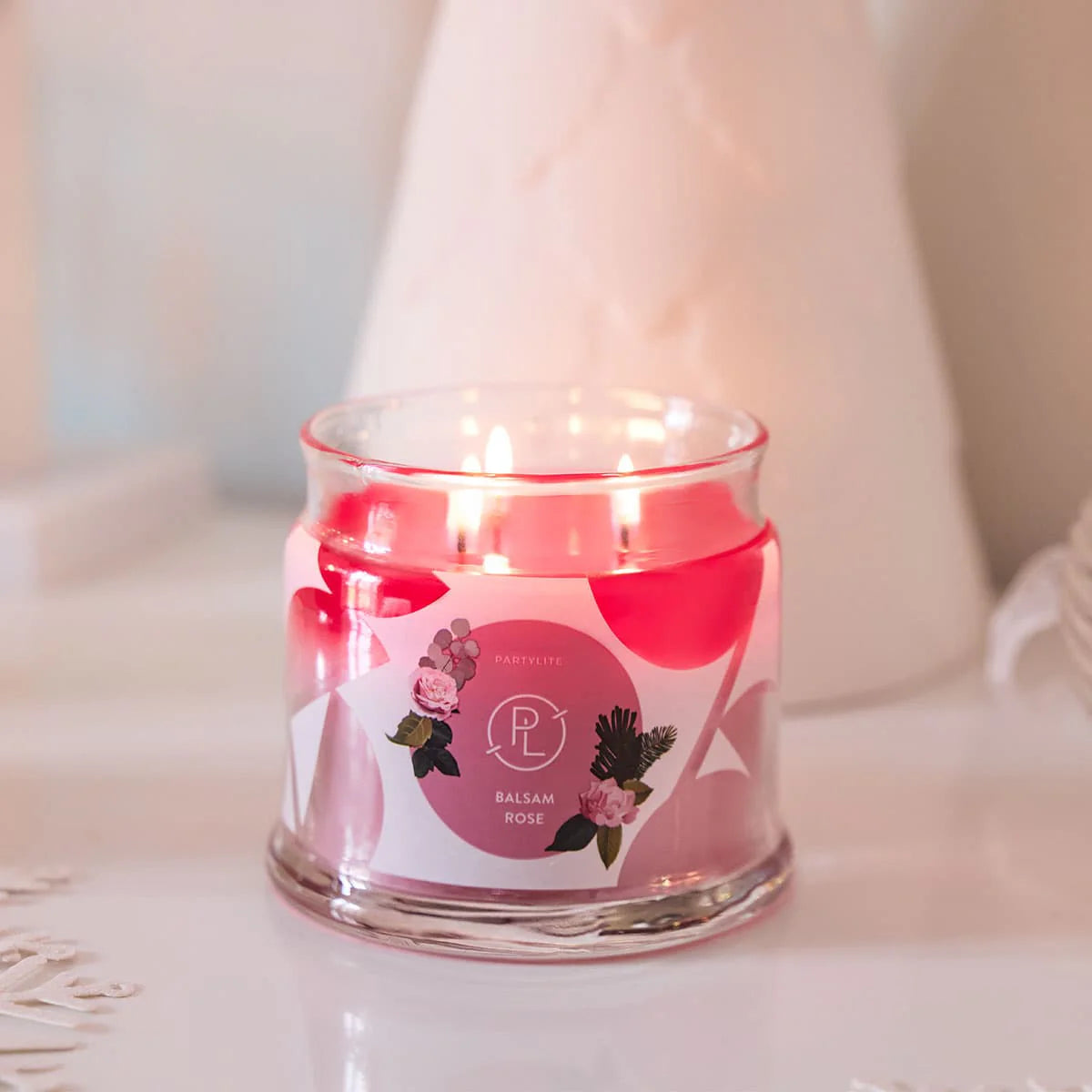 Balsam Rose 3-Wick Jar Candle