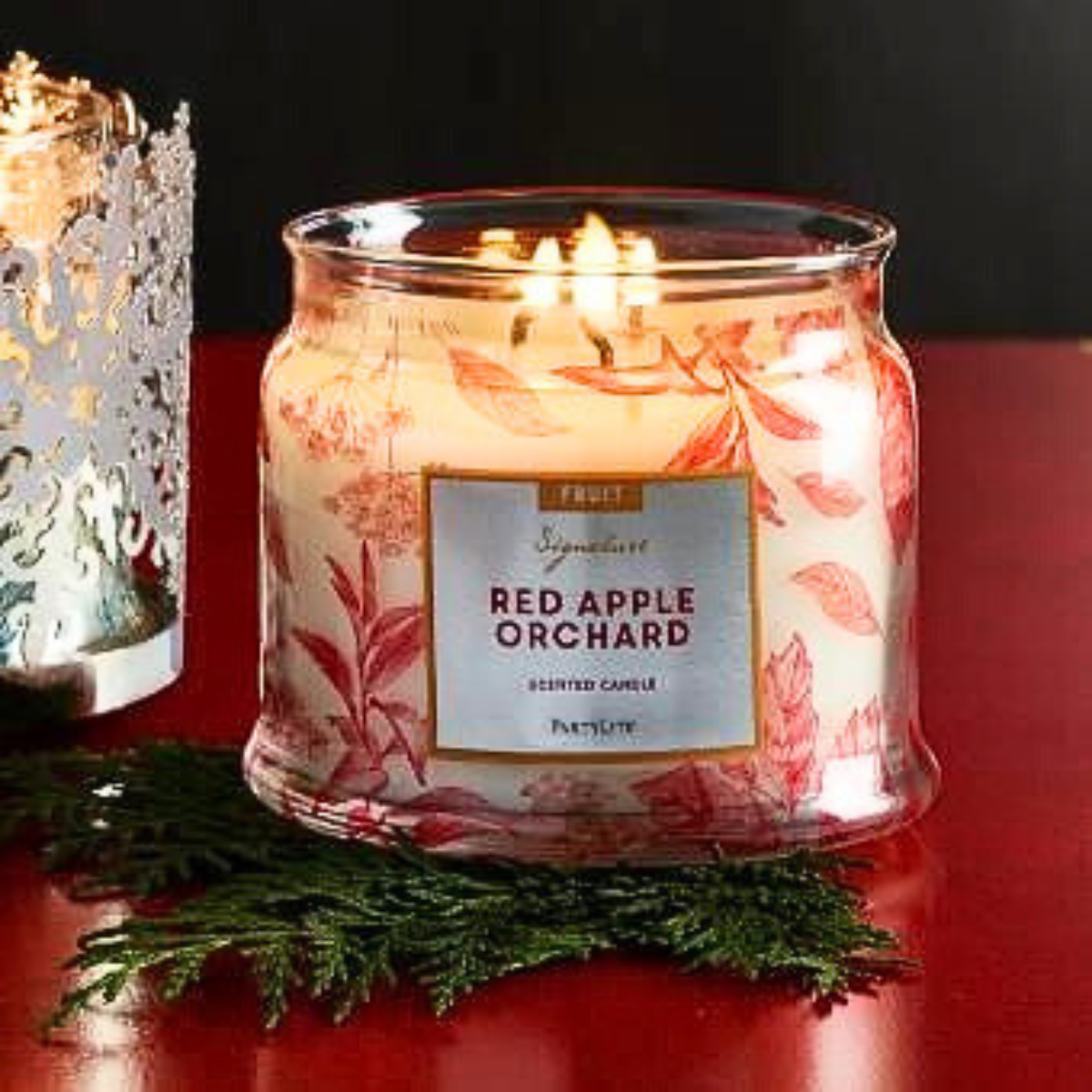 Red Apple Orchard 3-Wick Jar Candle