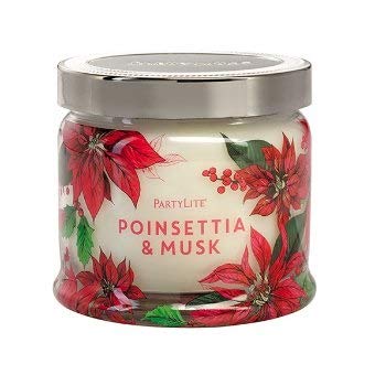 Poinsettia & Musk 3-Wick Jar Candle