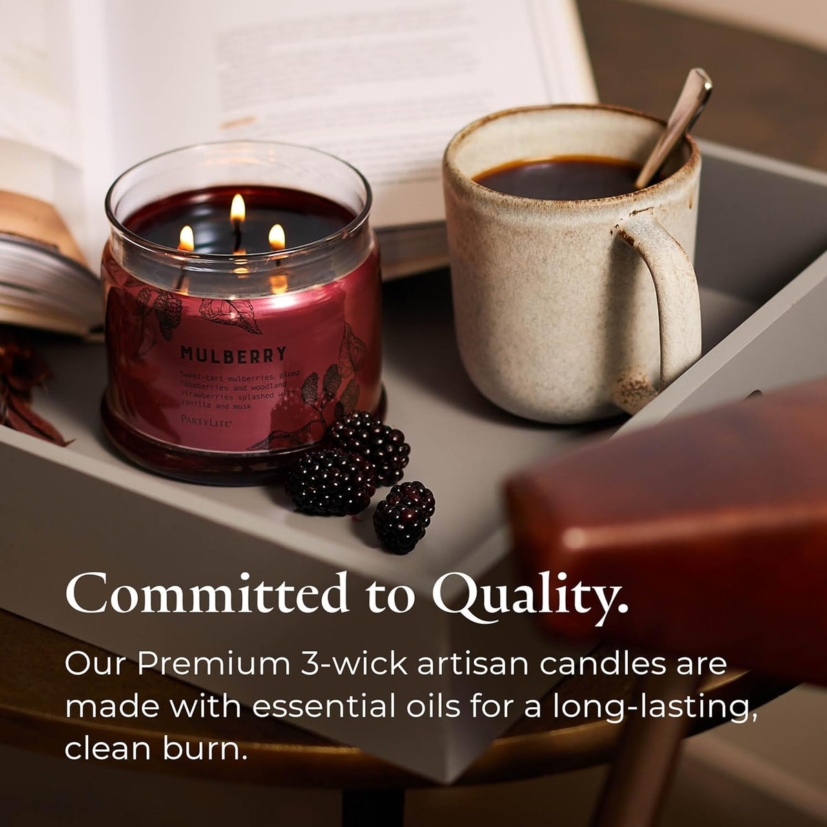 Mulberry 3-Wick Jar Candle