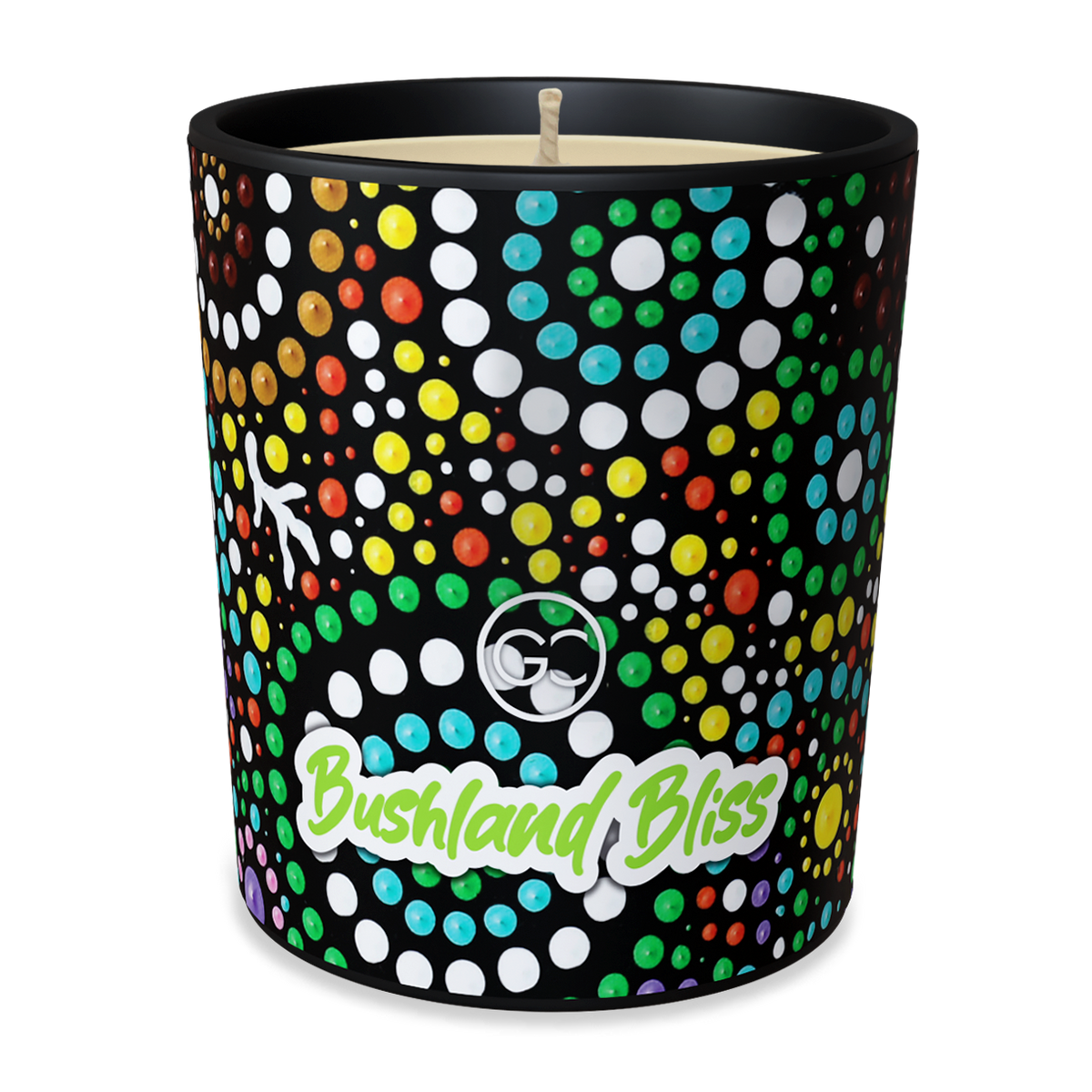 Bushland Bliss - Fresh pine and Eucalyptus Scented Soy Paraffin Candle 40hr Burn
