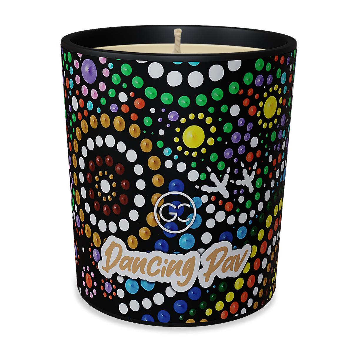 Dancing Pav - Strawberry, Vanilla Scented Soy Paraffin Candle 40hr Burn