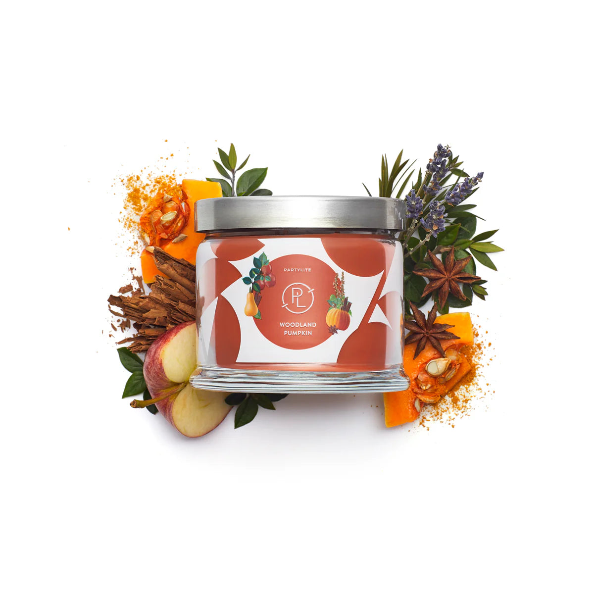 Woodland Pumpkin 3-Wick Jar Candle