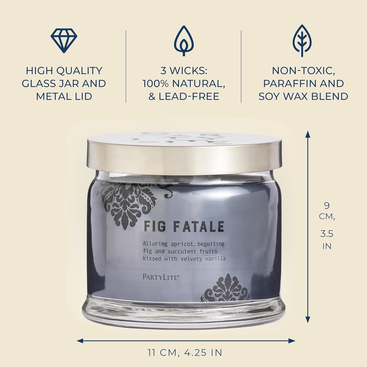 Fig Fatale 3-Wick Jar Candle