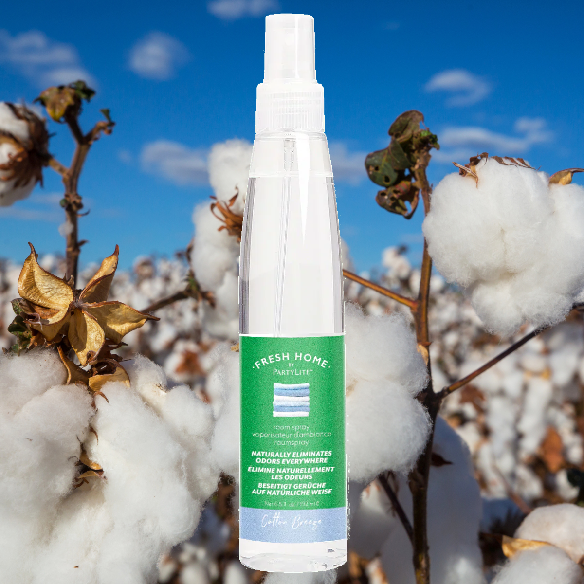 Fresh Home by PartyLite Cotton Breeze Linen and Room Spray