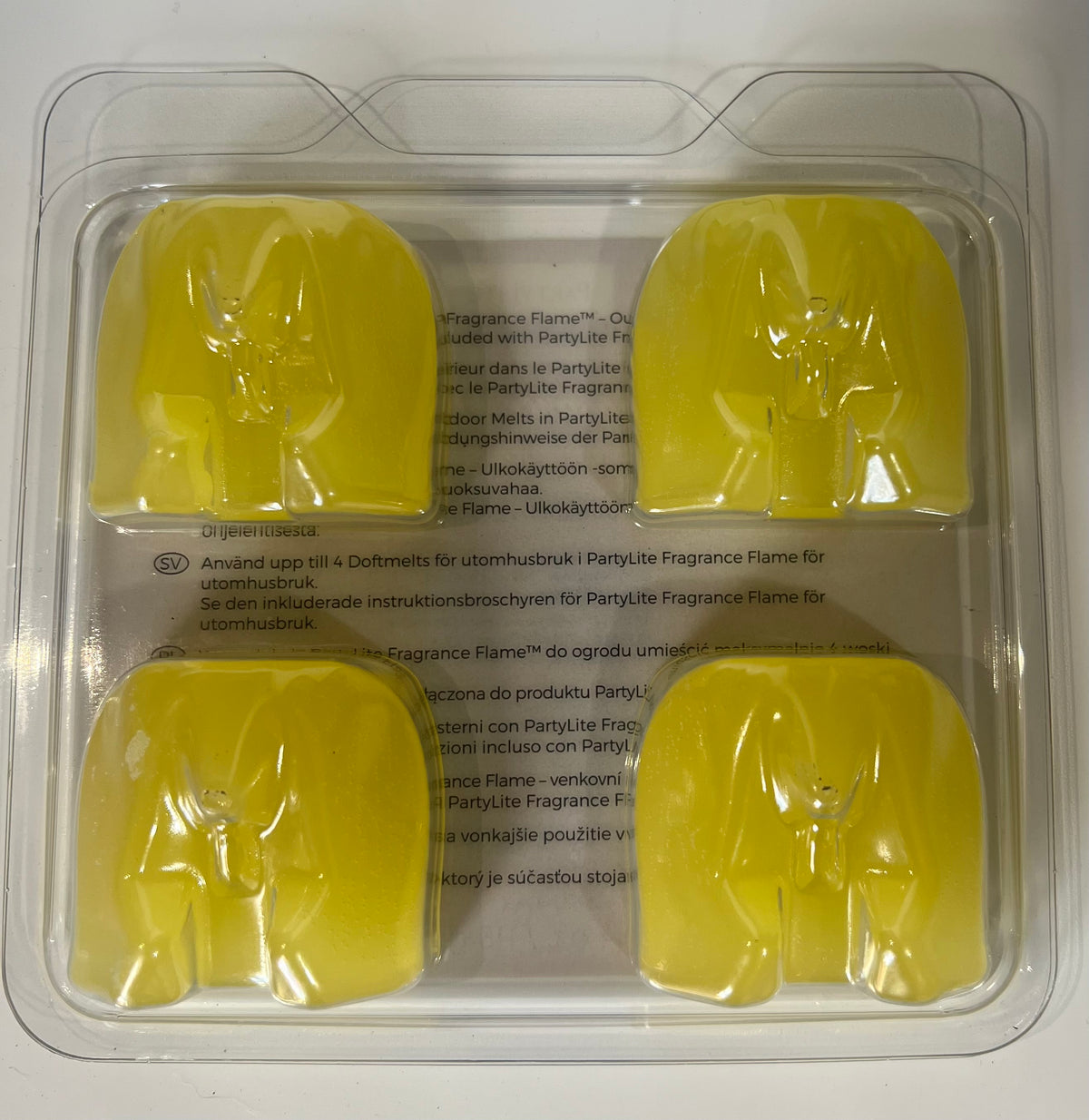 Wild Lemongrass Citronella Fragrance Flame Wax Melts - Outdoor