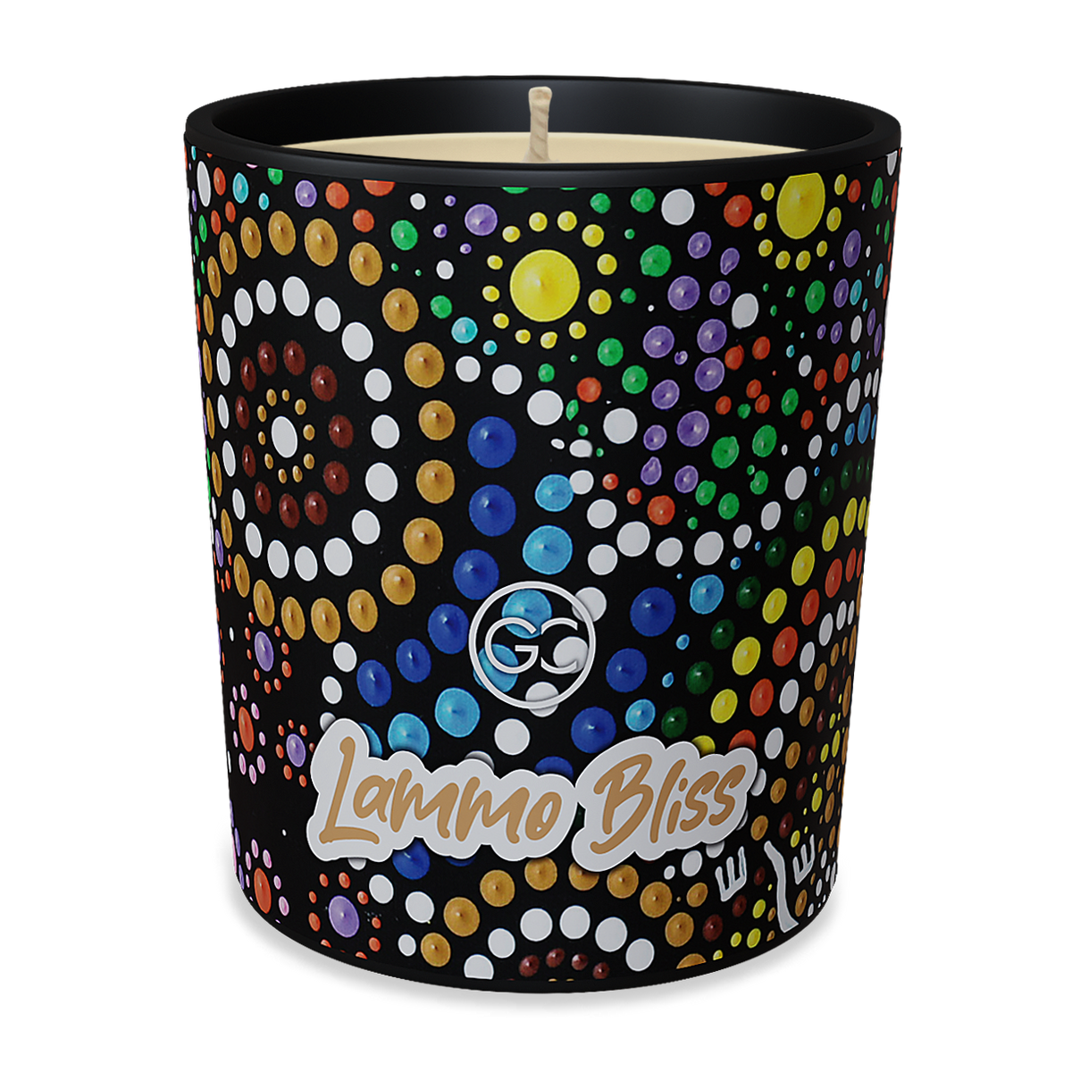 Lammo Bliss - Chocolate and Vanilla Scented Soy Paraffin Candle 40hr Burn