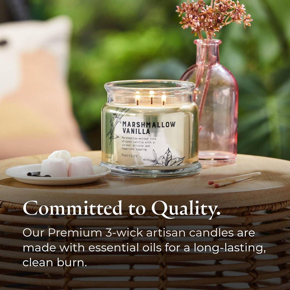 Marshmallow Vanilla 3-Wick Jar Candle
