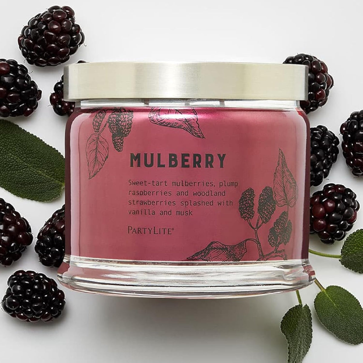 Mulberry 3-Wick Jar Candle