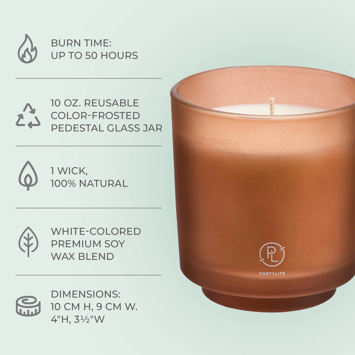 Refillable by PartyLite Tamboti Woods Jar Candle