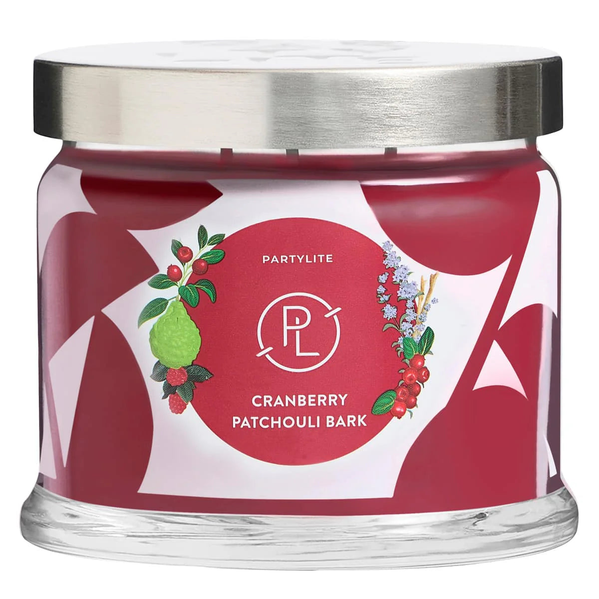 Cranberry Patchouli Bark 3-Wick Jar Candle
