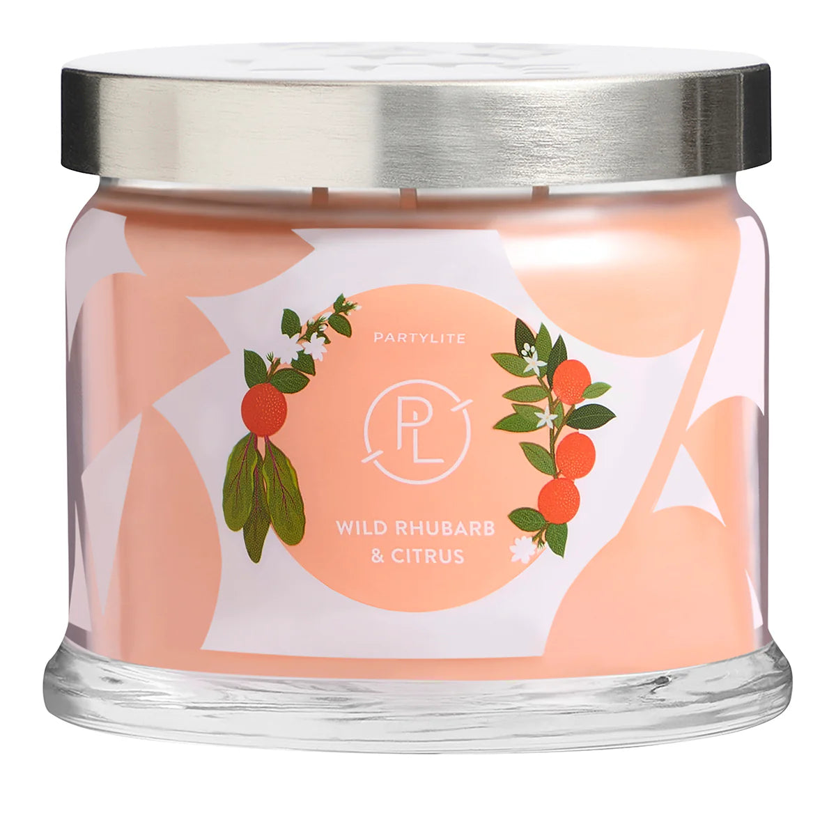 Wild Rhubarb &amp; Citrus 3-Wick Jar Candle