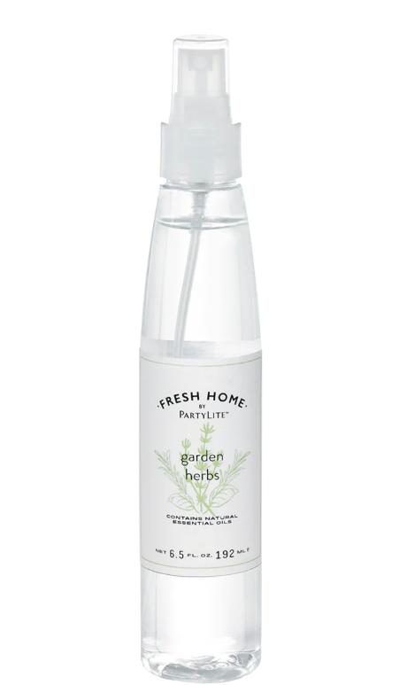 Fresh Home by PartyLite Garden Herbs Linen and Room Spray