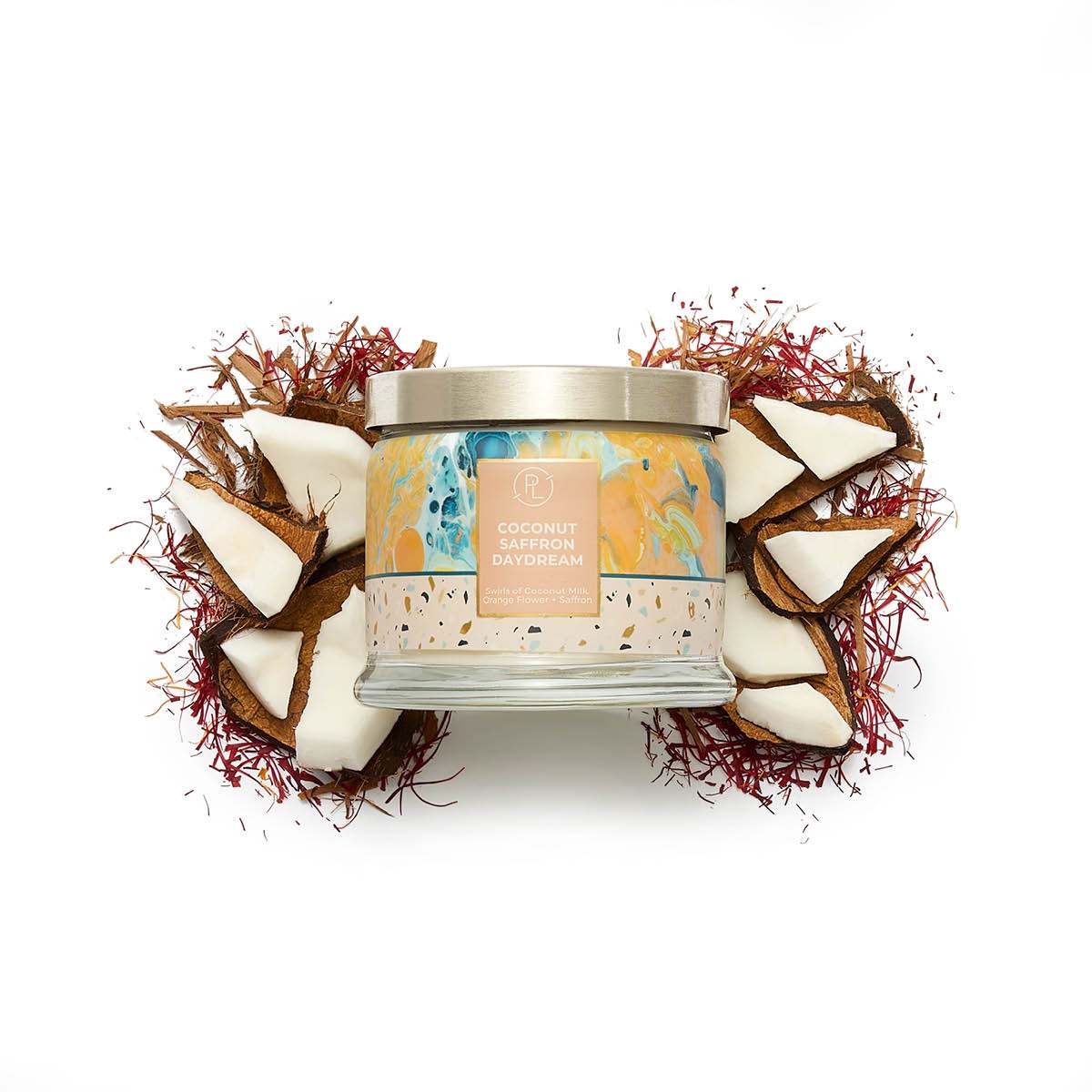 Coconut Saffron Daydream 3-Wick Jar Candle