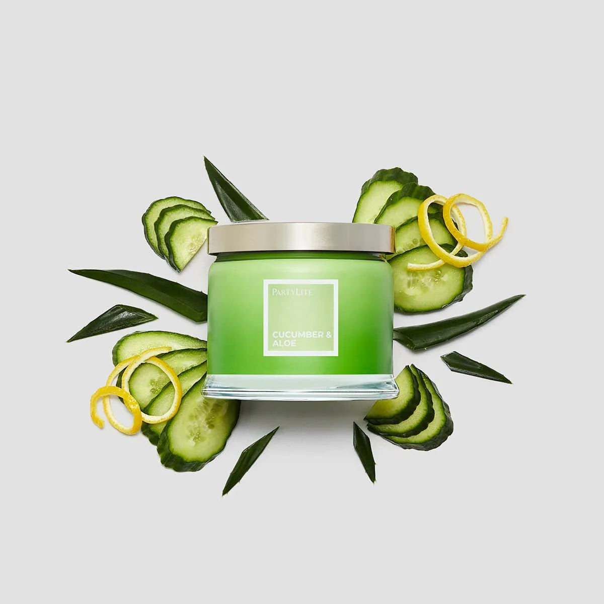 Cucumber &amp; Aloe 3-Wick Jar Candle