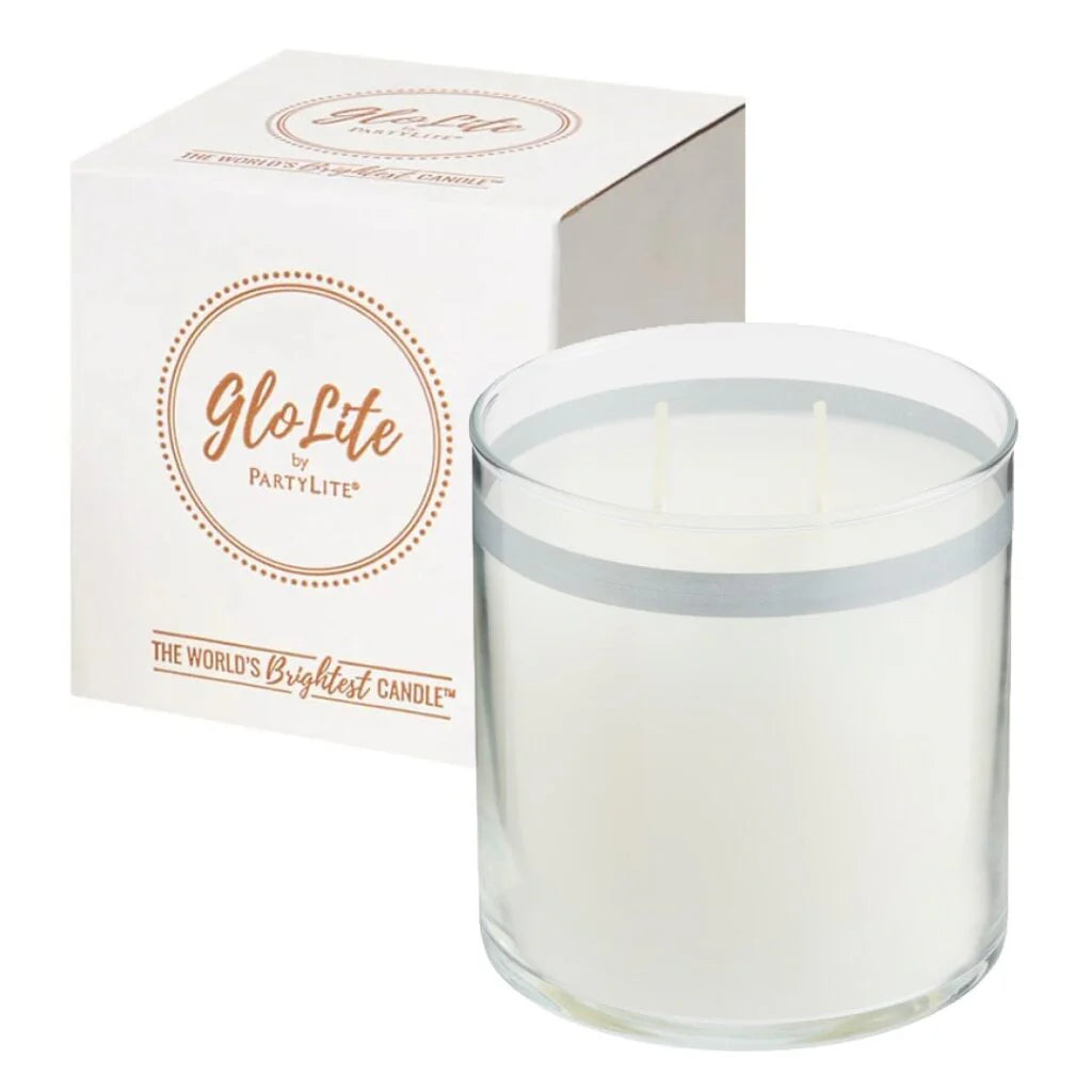 GloLite by PartyLite Fig Fatale Scented 2-Wick Jar Candle
