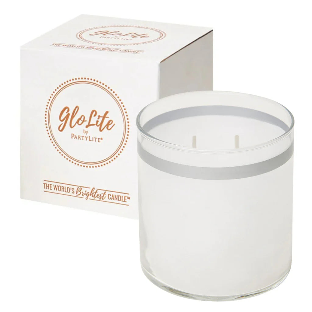 GloLite by PartyLite Iced Snowberries Scented 2-Wick Jar Candle