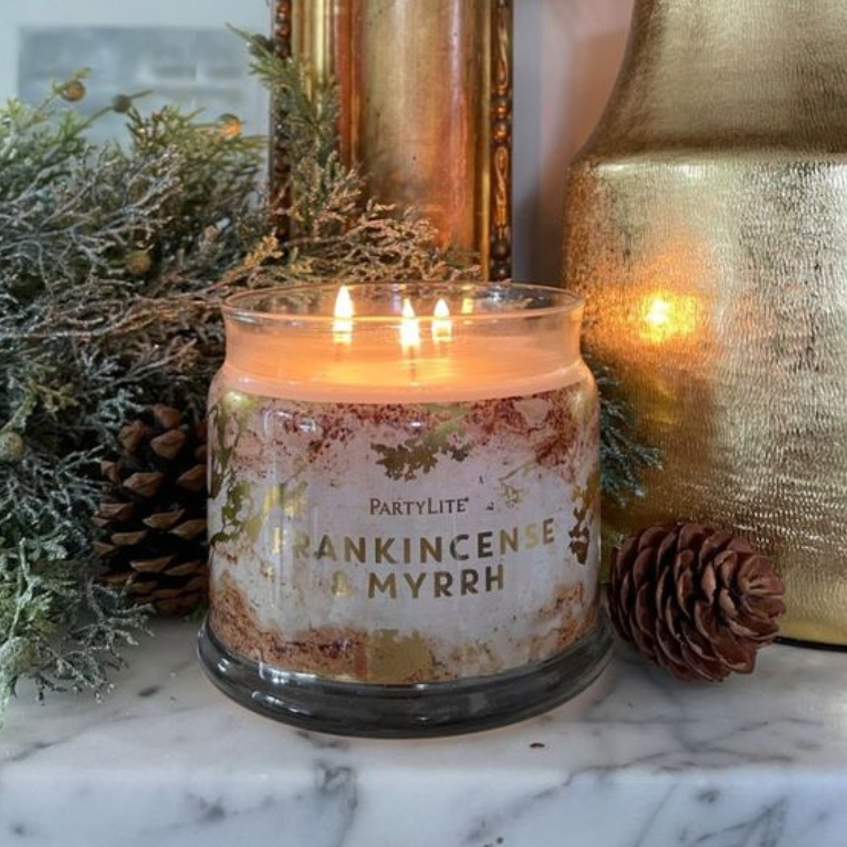 Frankincense &amp; Myrrh 3-Wick Jar Candle