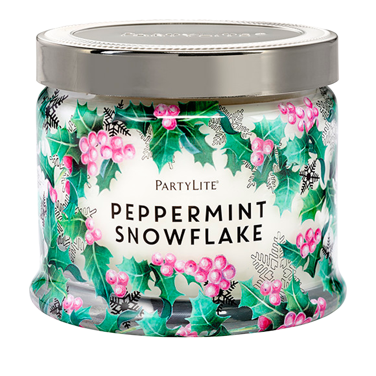 Peppermint Snowflake 3-Wick Jar Candle