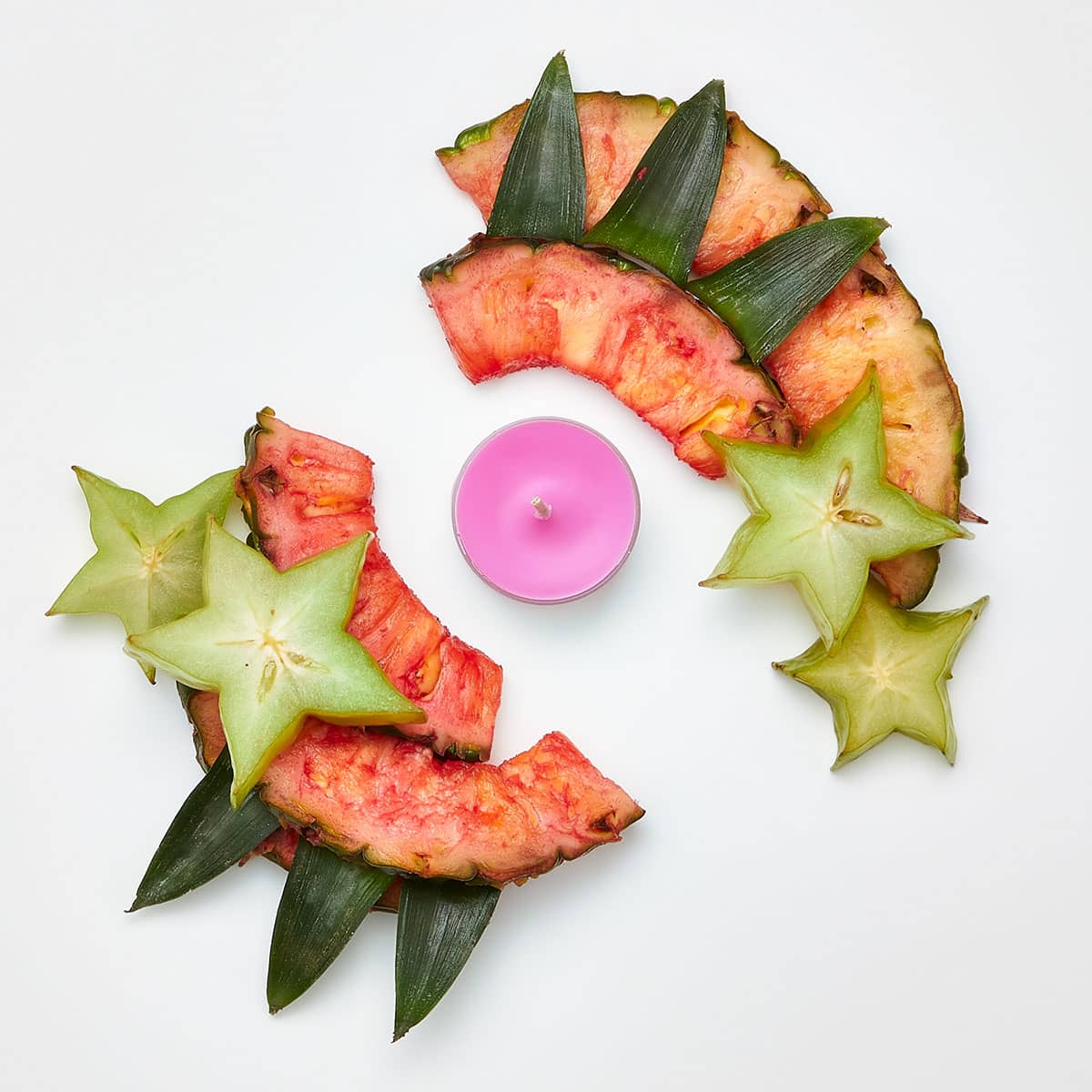 Pink Pineapple Colada Universal Tealight Candles