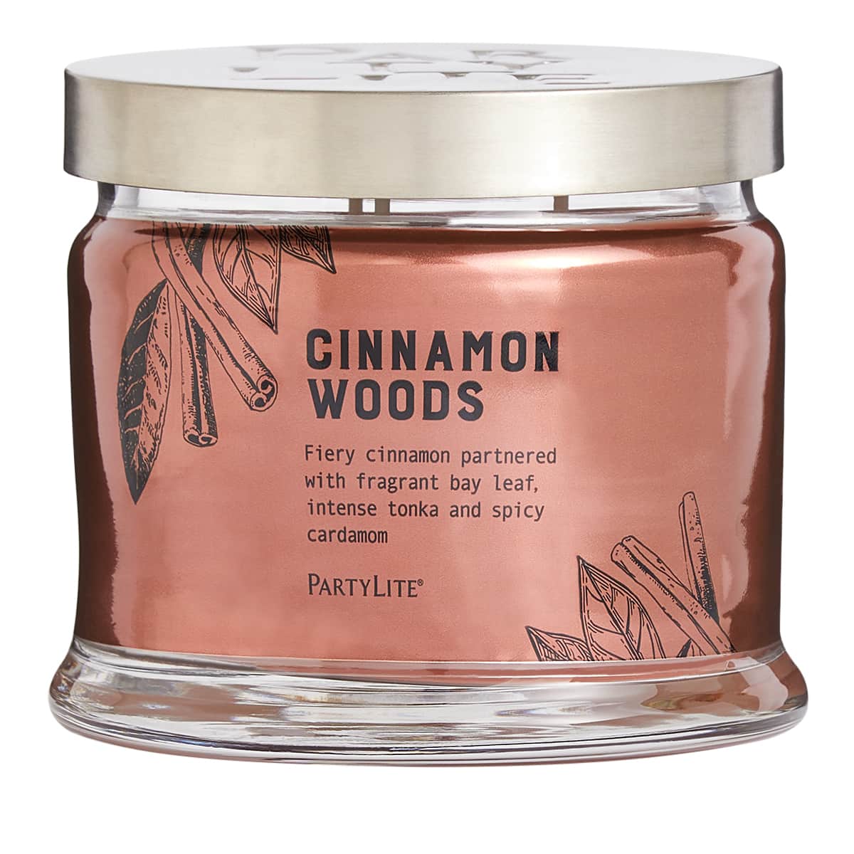 Cinnamon Woods 3-Wick Jar Candle