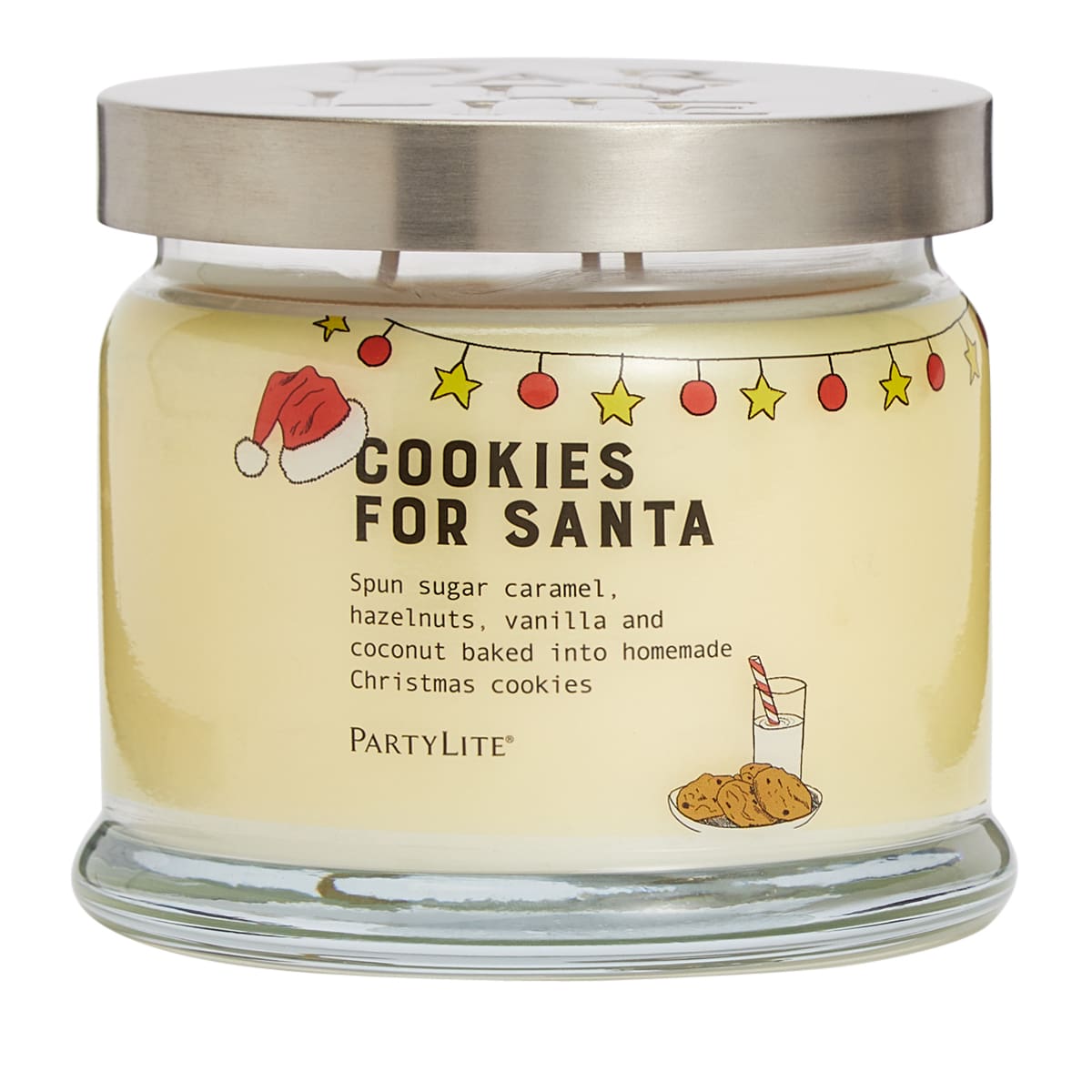 Cookies For Santa 3-Wick Jar Candle