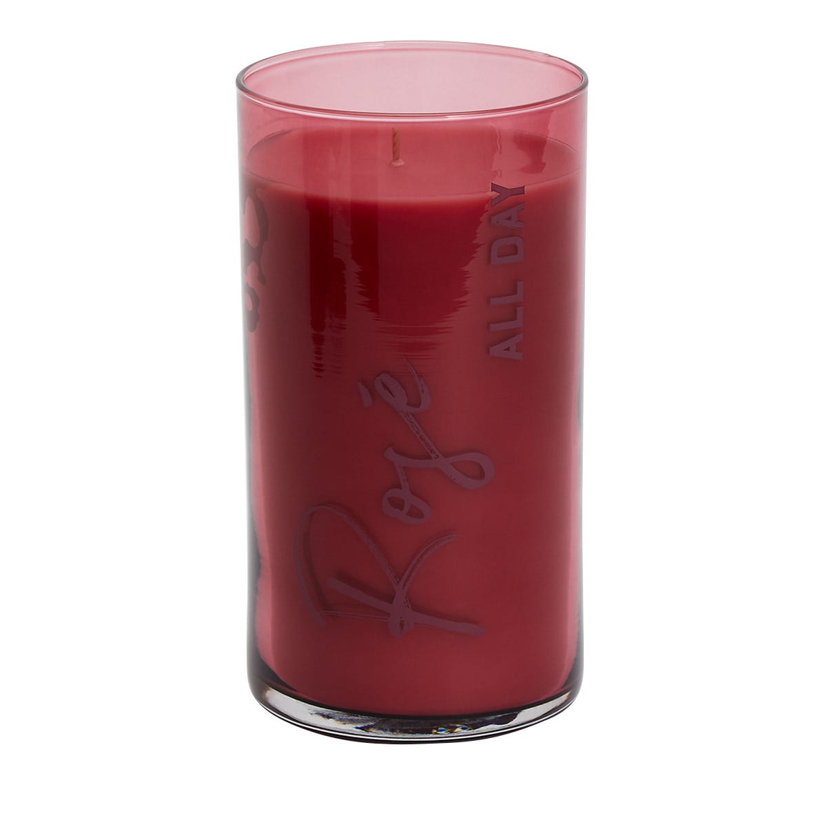 Rosé All Day - Sweet Strawberries and Pink Rose Scented Jar Candle