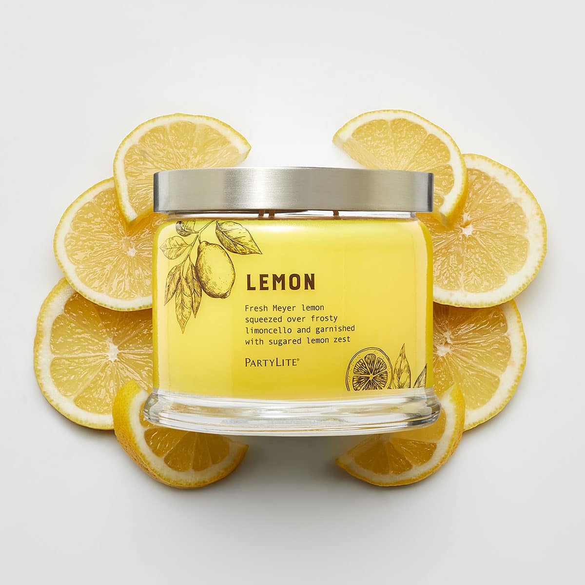 Lemon 3-wick Jar Candle