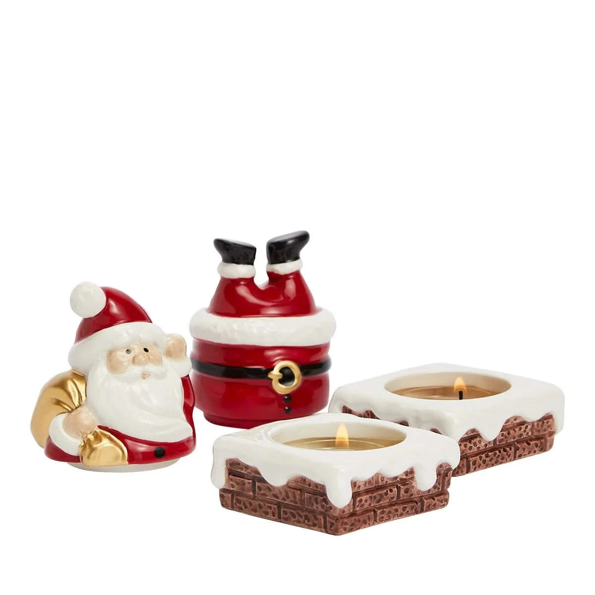 Coming-to-Town Tealight Holder Pair