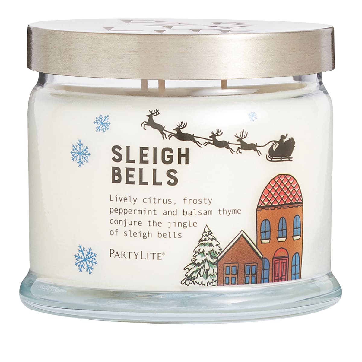 Sleigh Bells 3-Wick Jar Candle