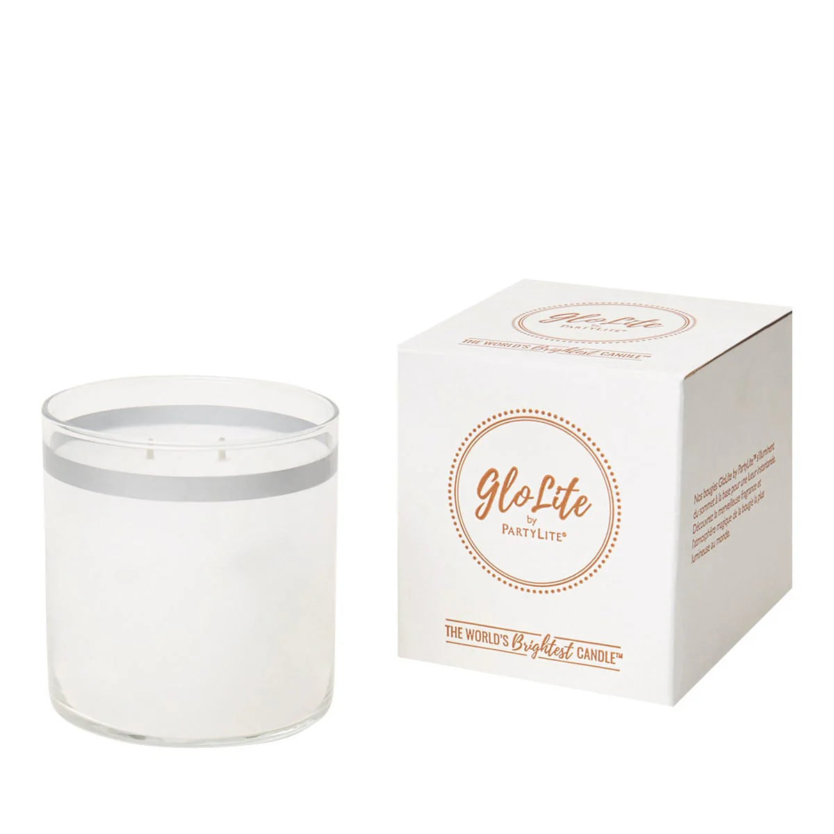 GloLite by PartyLite Sun-Kissed Linen Scented 2-Wick Jar Candle