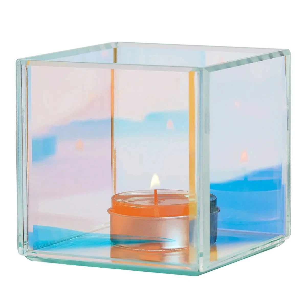 Infinite Reflections Square Tealight Holder