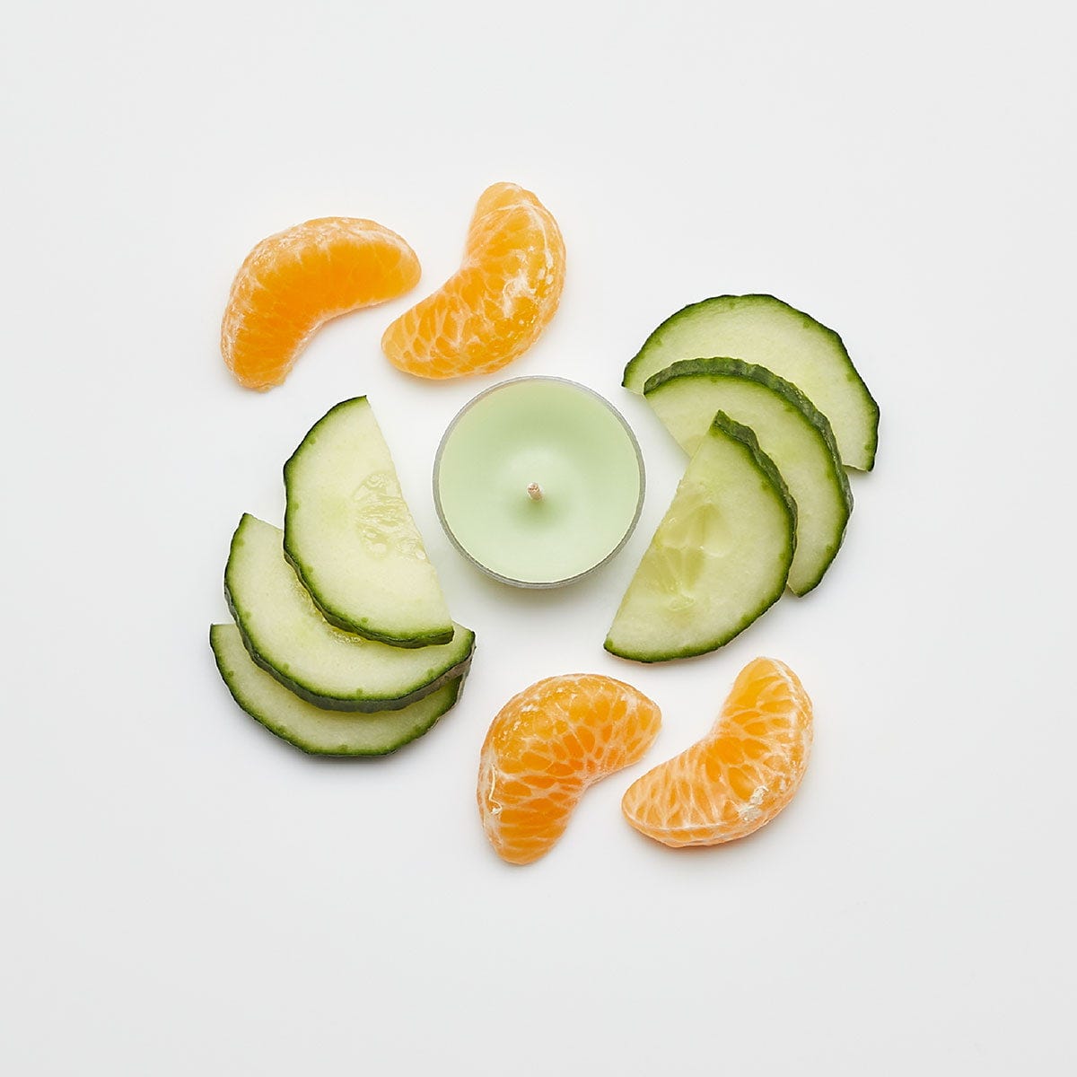 Cucumber Clementine Universal Tealight Candles