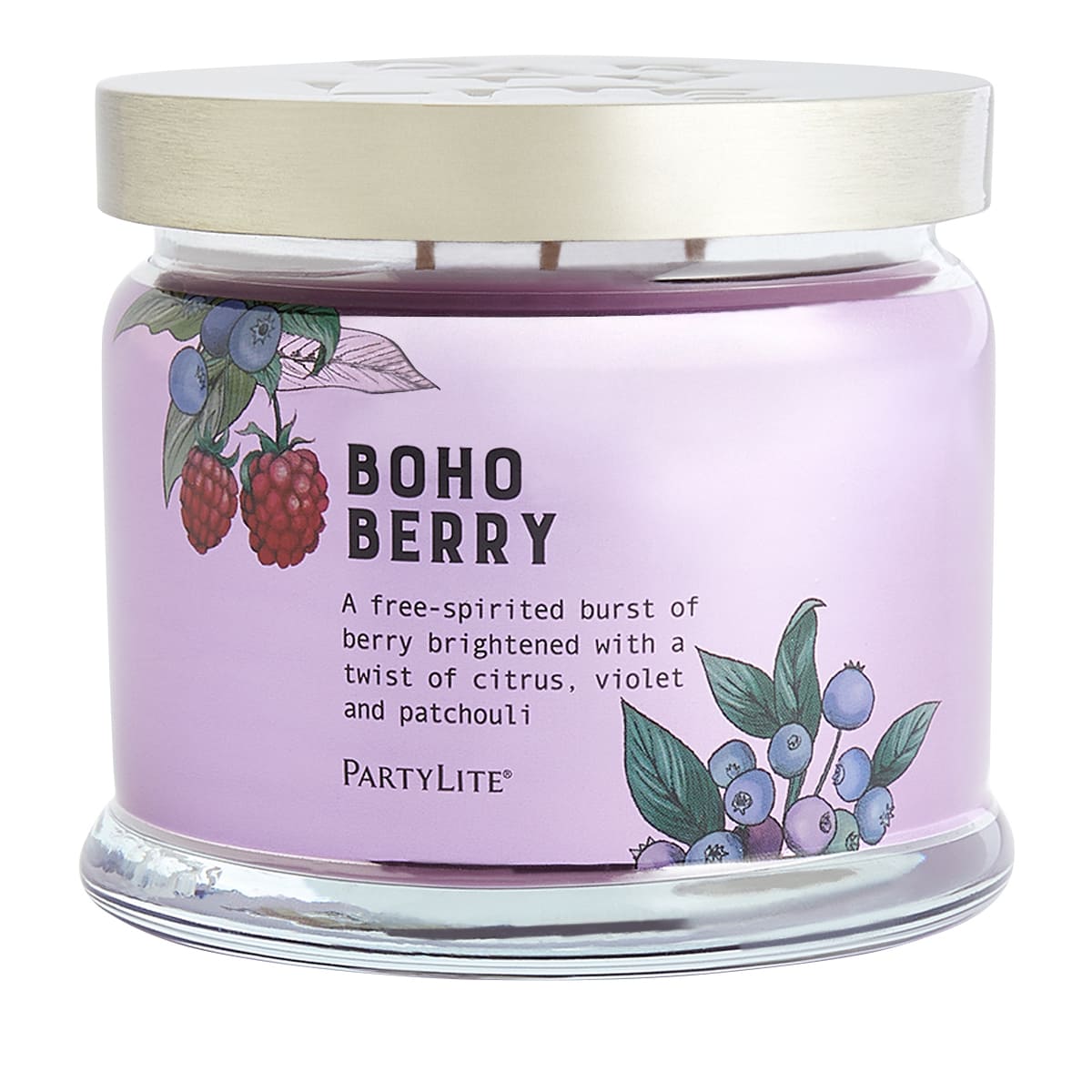 Boho Berry 3-Wick Jar Candle