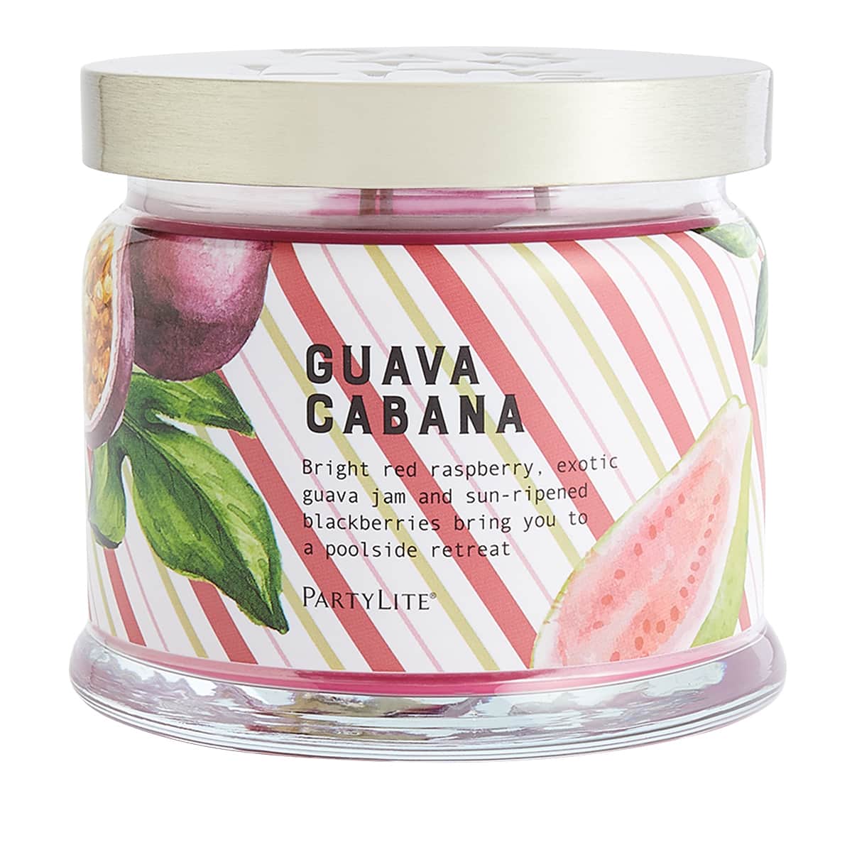Guava Cabana 3-Wick Jar Candle