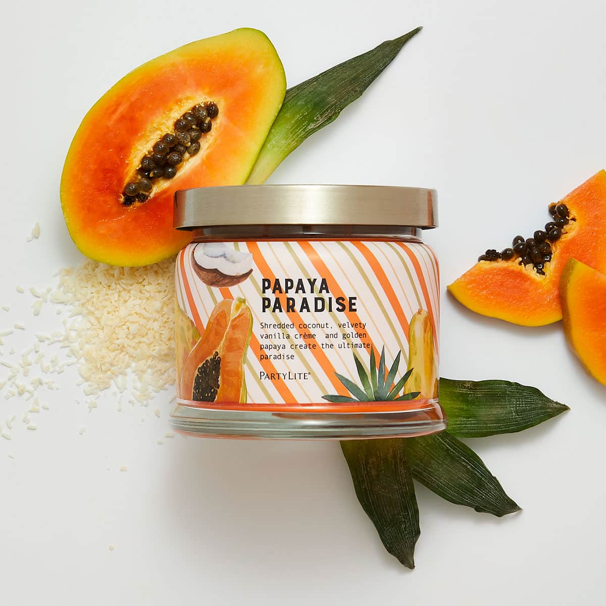 Papaya Paradise 3-Wick Jar Candle